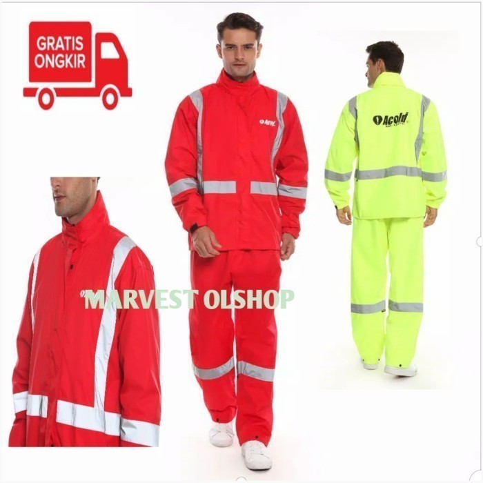 Tebal Kuat Jas Hujan Acold Raintol Jas Hujan Safety