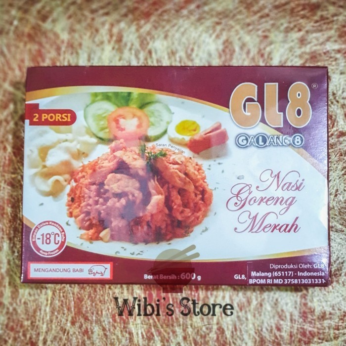 

Uinn - Nasi Goreng Merah (Isi 2 Porsi) / Frozen Food Gl8-Non Halal