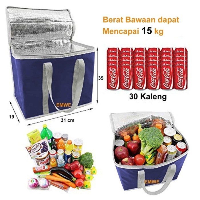 

Uinn - 30L Frozen Food Cooler Lunch Box Bag Tas Bayi Food Ice Cream Susu