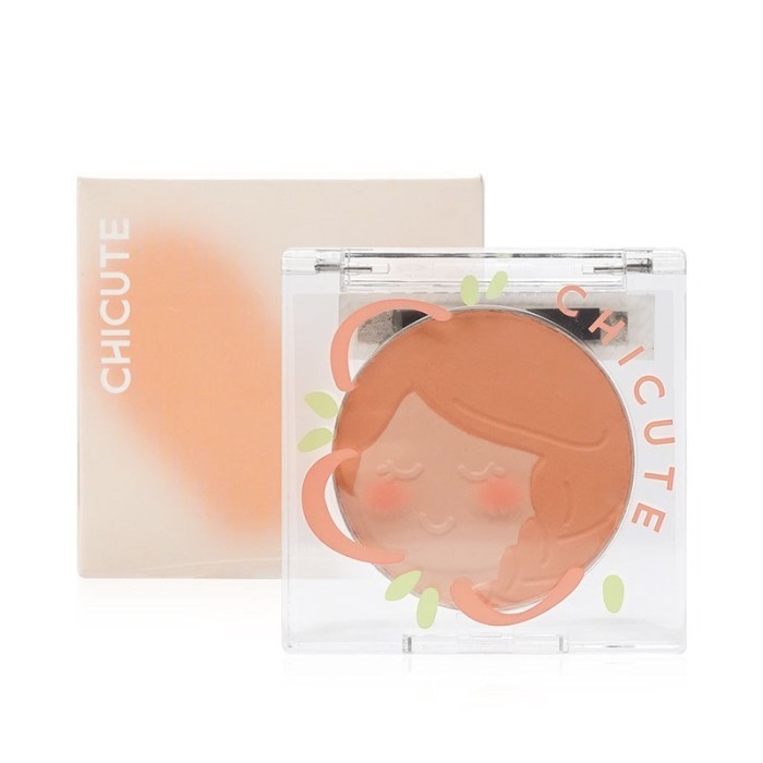 KKV CHICUTE Double Color Blush On Makeup Pemerah Pipi Wajah Segar 4g