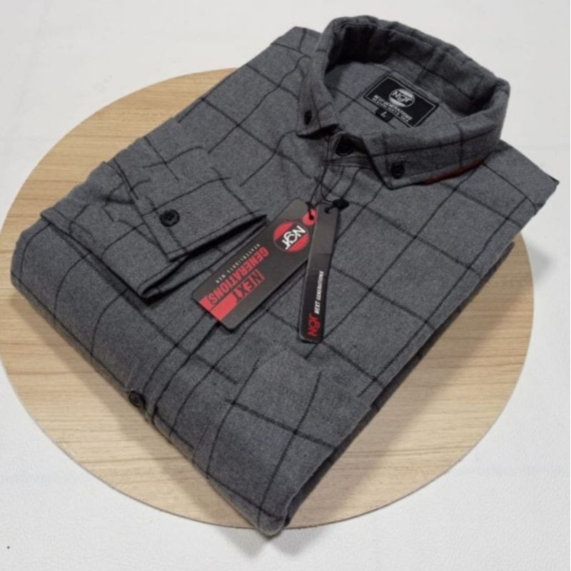 Terlaris Kemeja Flanel Pria Lengan Panjang Premium Kemeja Flanel Kotak Kotak Pria Wanita Casual Dist