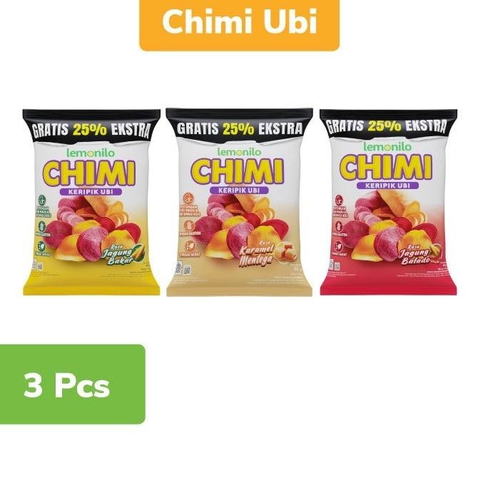 

POI 3 Pcs Lemonilo Paket Komplit Chimi Keripik Ubi TERLARIS