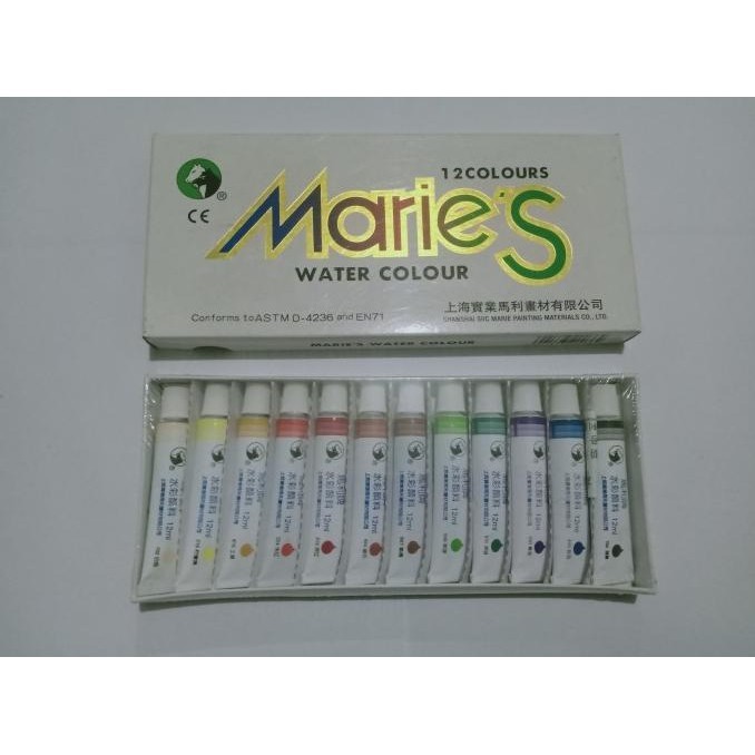 

OBRAL Cat Air MARIES Watercolour 12 Warna no. 1336 ilmi__77