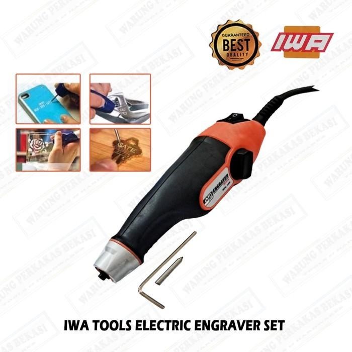 

Iwa Alat Mesin Ukir Gravir Grafir Listrik Tangan Electric Engraver 24W