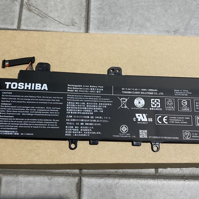 BATRE TOSHIBA X30-D X30-E PA5278U PA5278 PORTEGE X30-D-13Z X30-F-14W