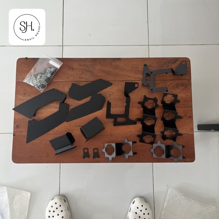 BARU BRACKET LAMPU HEADLAMP AVANZA VELOZ CUSTOM HEADLAMP AVANZA 5 BILED