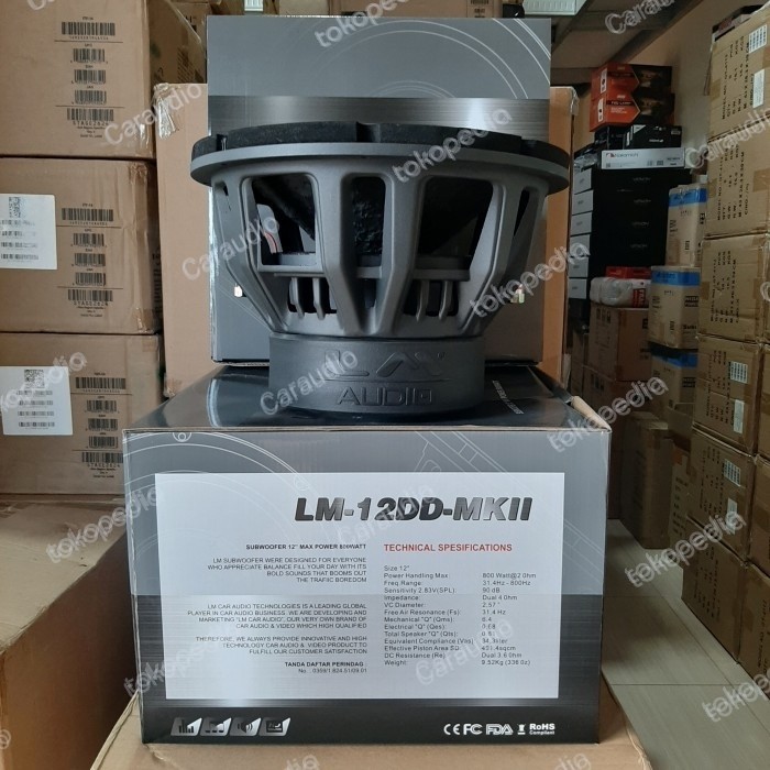 Masih Subwoofer 12" Lm 12Dd Mkii Sub Lm 12 Dd Mkii Sub Lm-12Dd-Mkii Promo