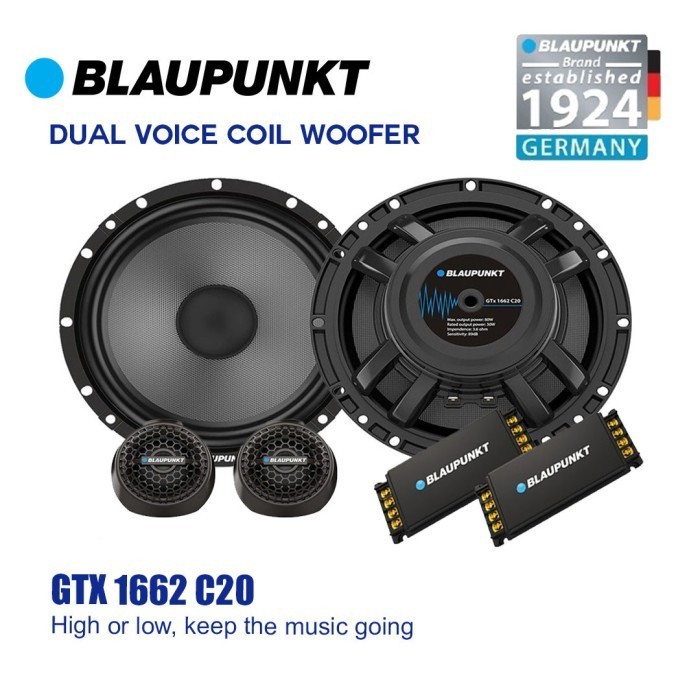 Masih Blaupunkt Speaker Gtx 1662 C20 2-Way Component Speaker 6.5 Inch