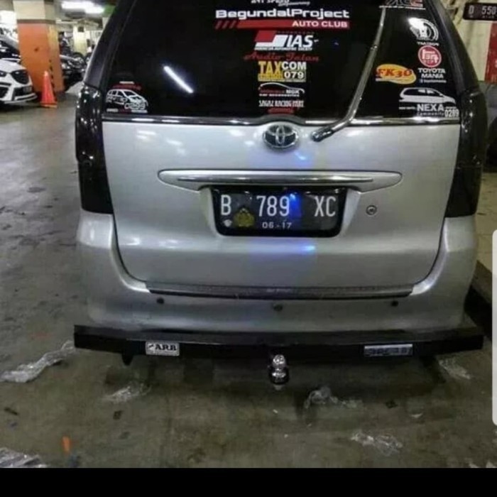 Towing Bemper Belakang Arb Avanza 2004 2011 Old N New Model Full Ch