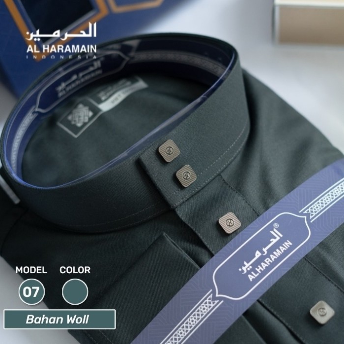 Jubah Al haramain wol premium/gamis wol pria /wol 07