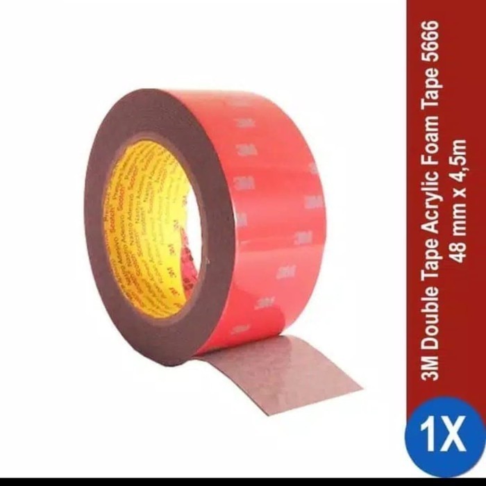 

3M Double tape 3M 5666-perekat mobil terbaik 2" x 4,5mtr TERMURAH
