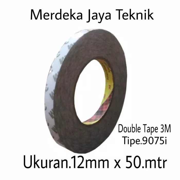 

TERMURAH 3M Double Tape 3M 9075i Ukuran 12mm x 50.M isolasi Perekat Lem Perekat