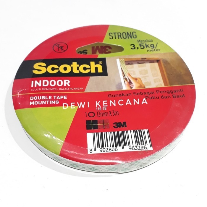 

HOT SALE Scotch 3M / Double Tape Busa Uk. 12mmx3m INDOOR