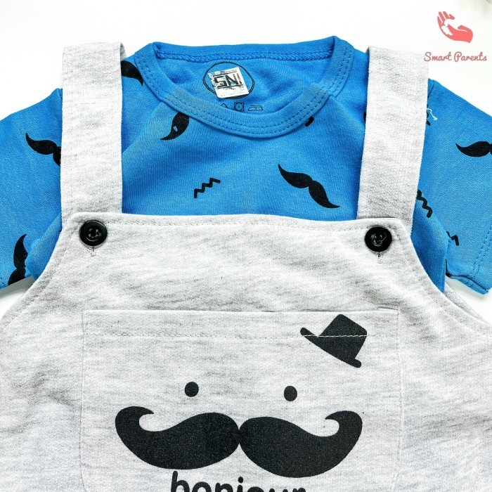 Setelan Baju David Overall Anak Bayi Laki Laki Lucu Baby Newborn Jalan