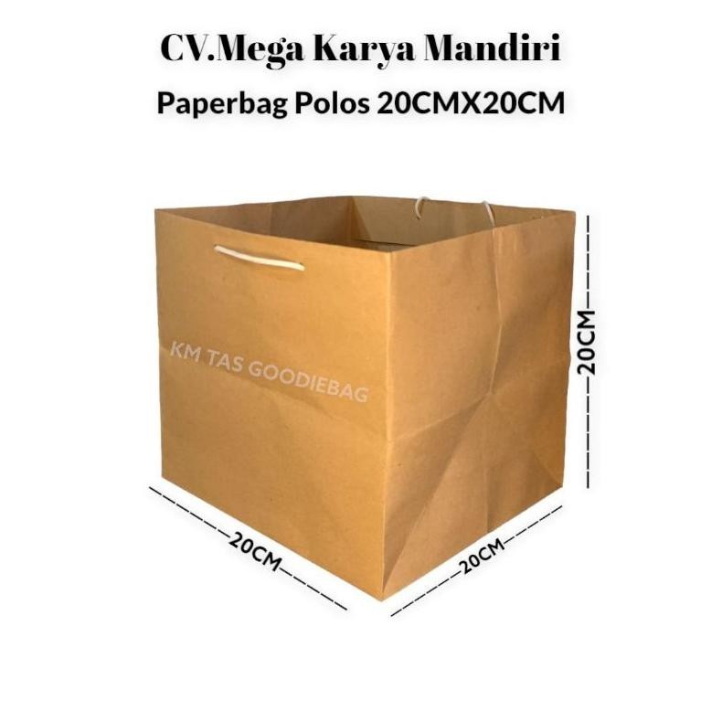 

Potongan Harga" Paperbag Kotak 20x20 Isi 12pcs ||