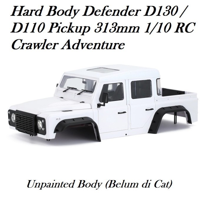 Hard Body Defender D130 / D110 Pickup 313mm 1/10 RC Crawler Adventure