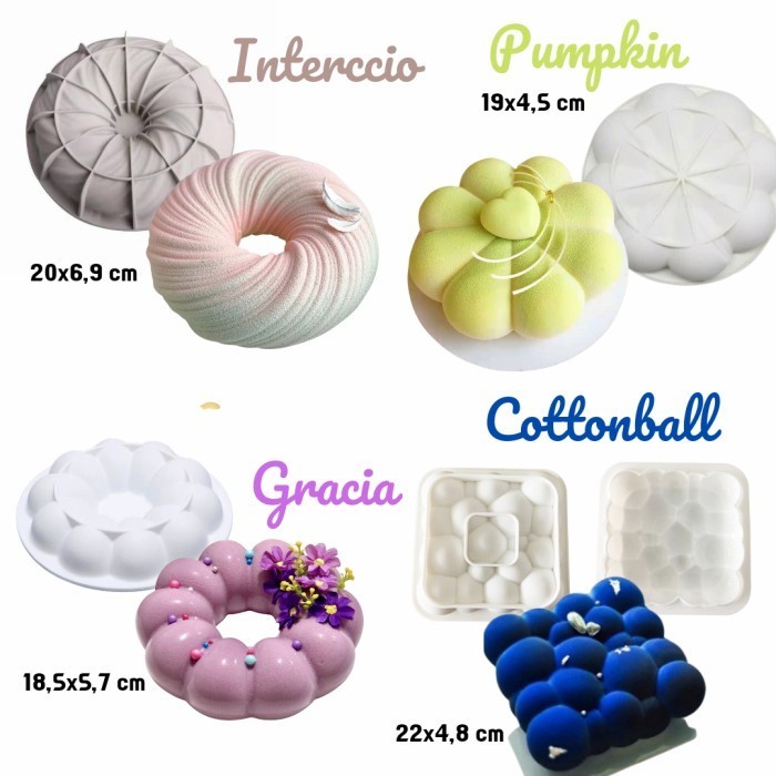 CETAKAN SILIKON ENTREMET SILIKON PUDING CETAKAN PUDING SILIKON KUE