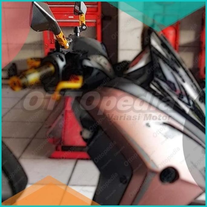 Kaca Spion Tomok V2 Variasi Lipat Kapak CNC Yamaha Lexi Ninja R15 19F3