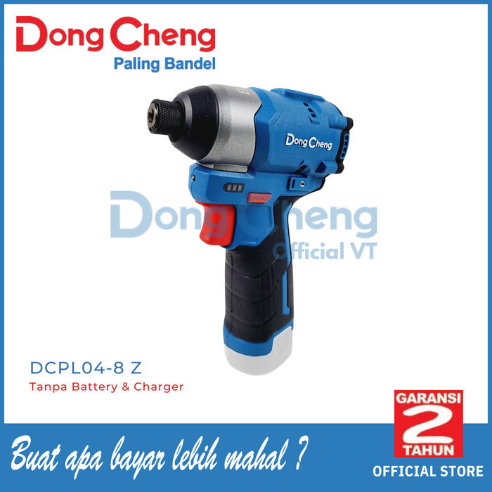 DONGCHENG IMPACT DRIVER 12V BRUSHLESS DCPL04-8 Z UNIT ONLY
