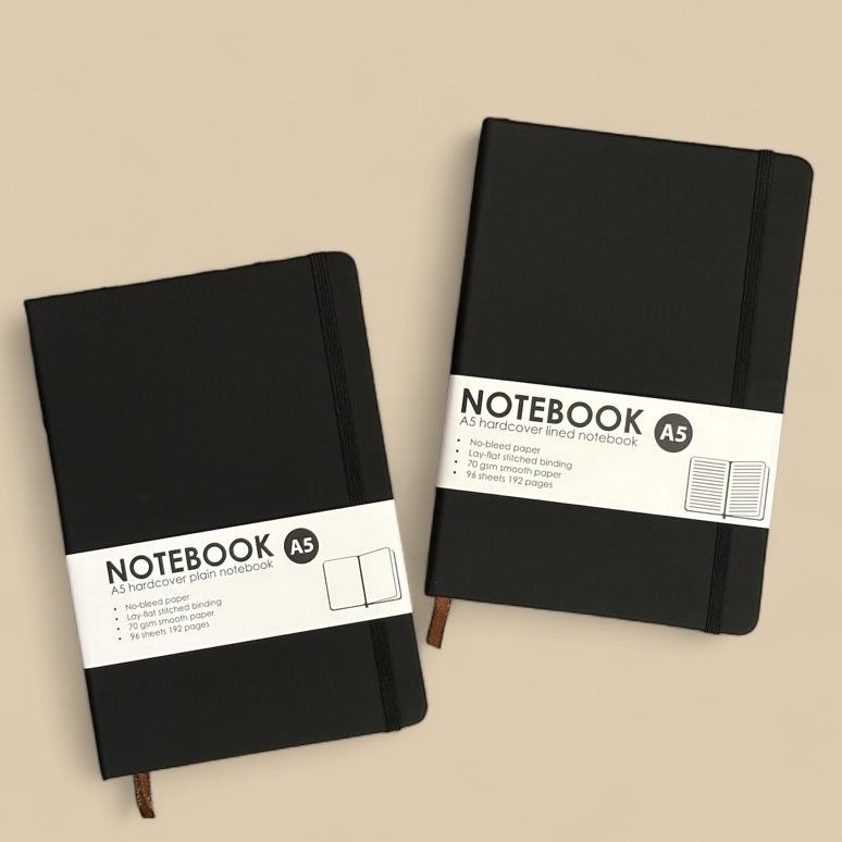 

Ur37 Notebook Diary Catatan Jurnal Polos Garis Hardcover A5 Original