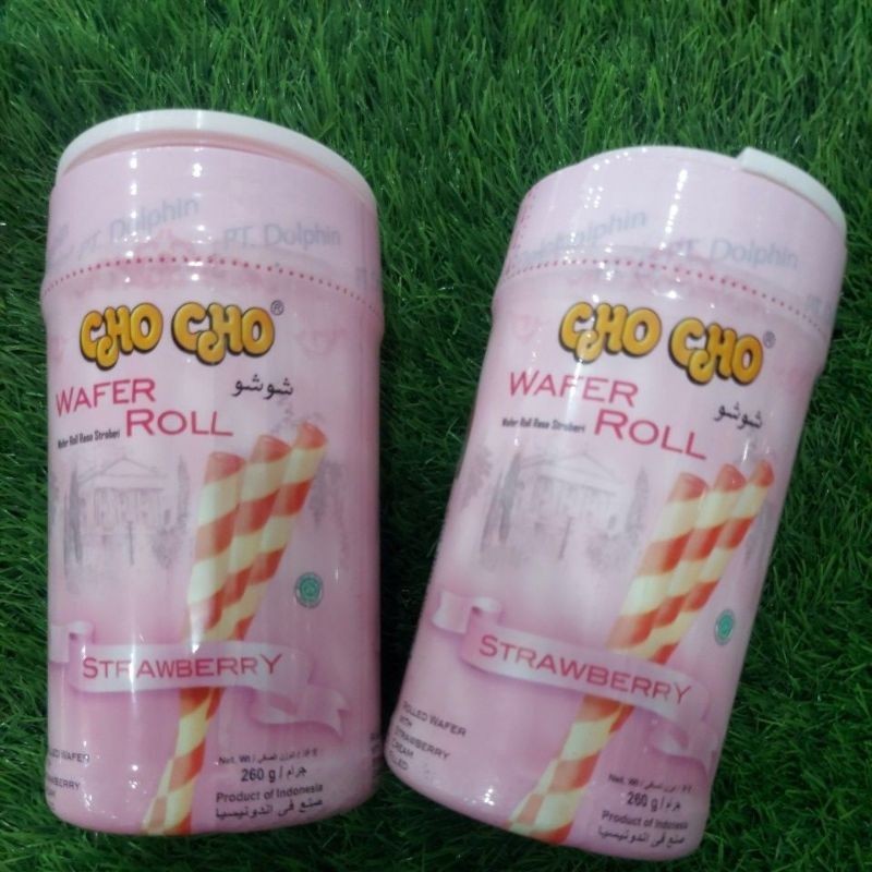 

Cho cho Wafer Roll Rasa Strawberry 260g