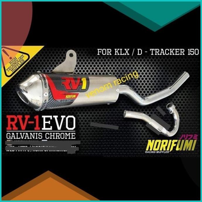 knalpot racing norifumi klx 150/ knalpot norifumi rv1 evo klx 150 19F3