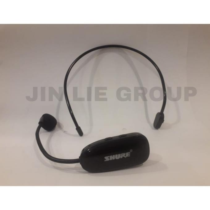 MIC SHURE SH 02 WIRELESS BANDO CLIP ON IMAM MASJID
