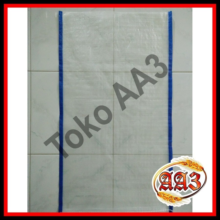 tokokarungaa3 Karung beras Polos Transparan 20kg