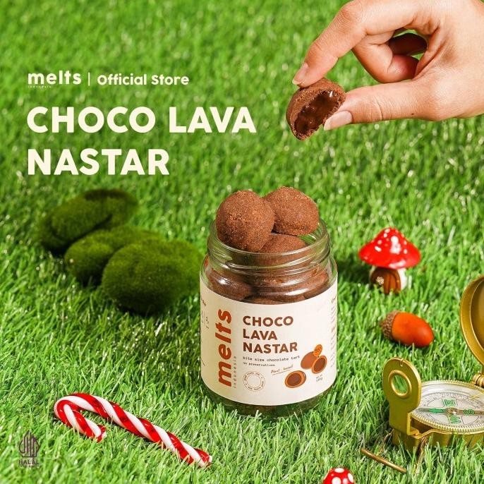 

Best Sales Melts Choco Lava Nastar | Snack Cokelat Lumer Vegan Original