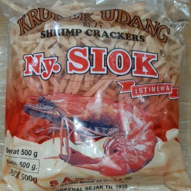 

POI krupuk udang ny.siok istimewa stik 500gr. TERLARIS
