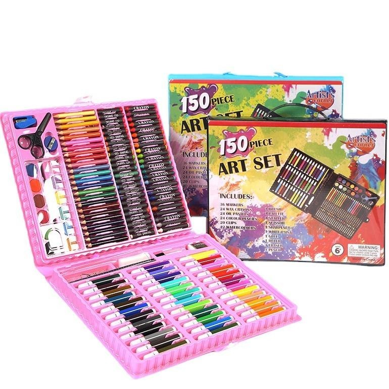 

TU26 Alat Lukis Art set Isi 150 Pcs Pensil Warna Set Anak Crayon Premium