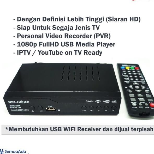 Berkualitas| Set Top Box TV Digital WELHOME
