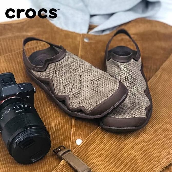 Crocs / Crocs Swiftwater Mesh Wave / Sepatu Sandal Crocs / Crocs Pria