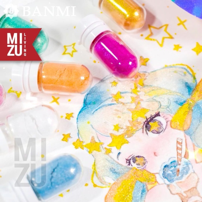 

BANMI AURORA Shimmer Glitter Powder for Fountain Pen Dip Pen Ink Best Seller