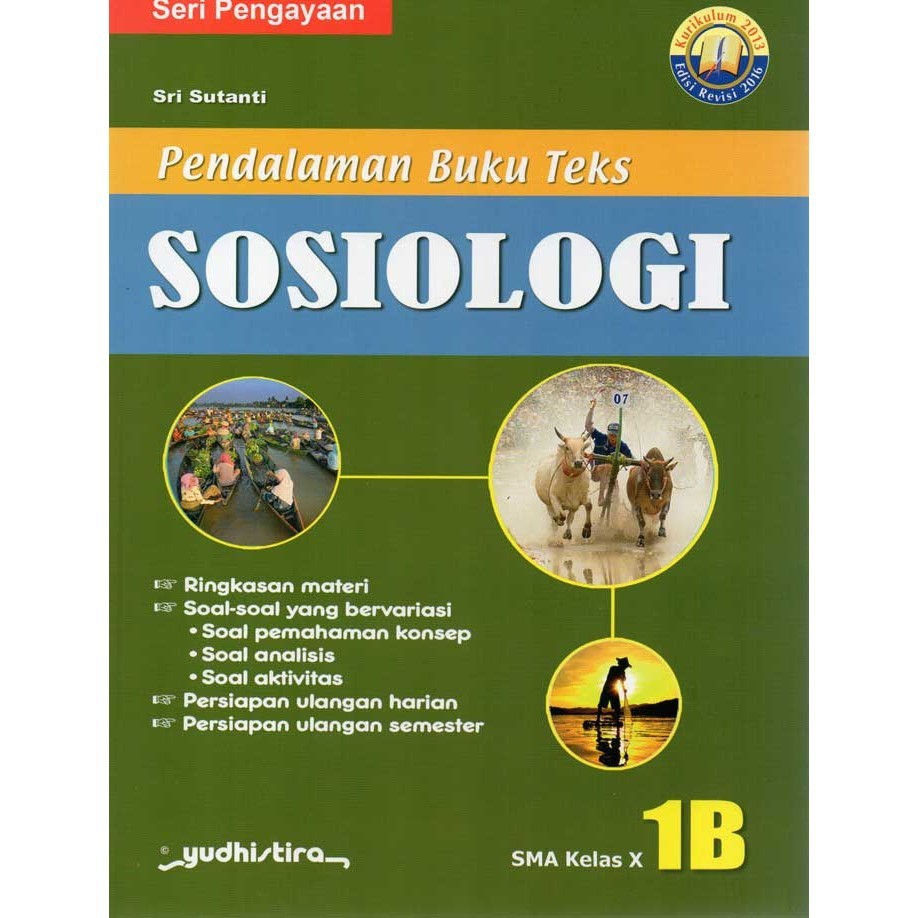 Pendalaman Buku Teks Sosiologi 1B SMA Kelas 10 Semester 2 Kurikulum 2013 Revisi