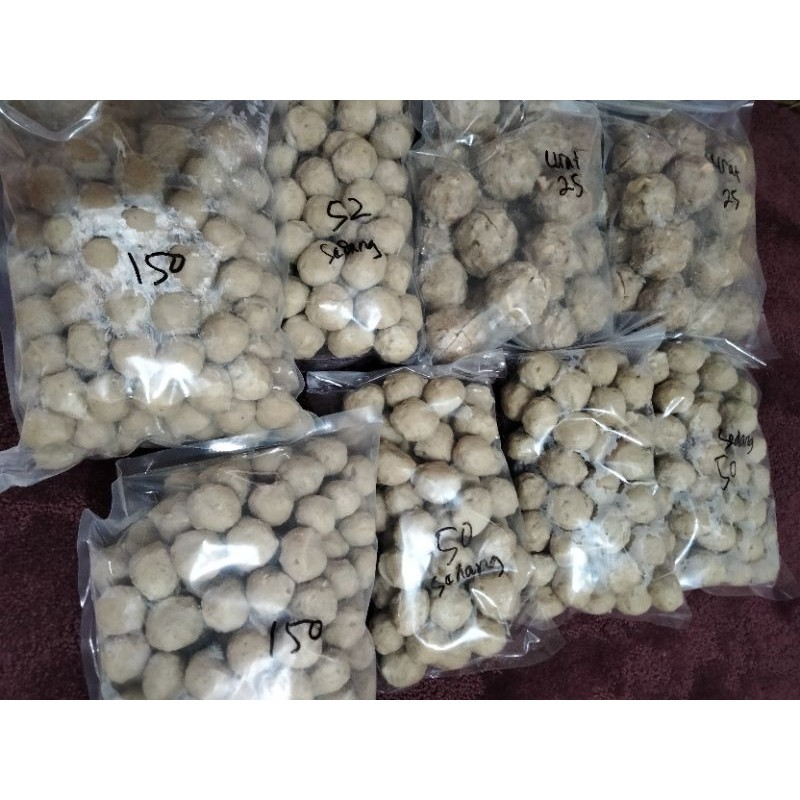 

Bakso Mjk halus enak isi 50 pcs