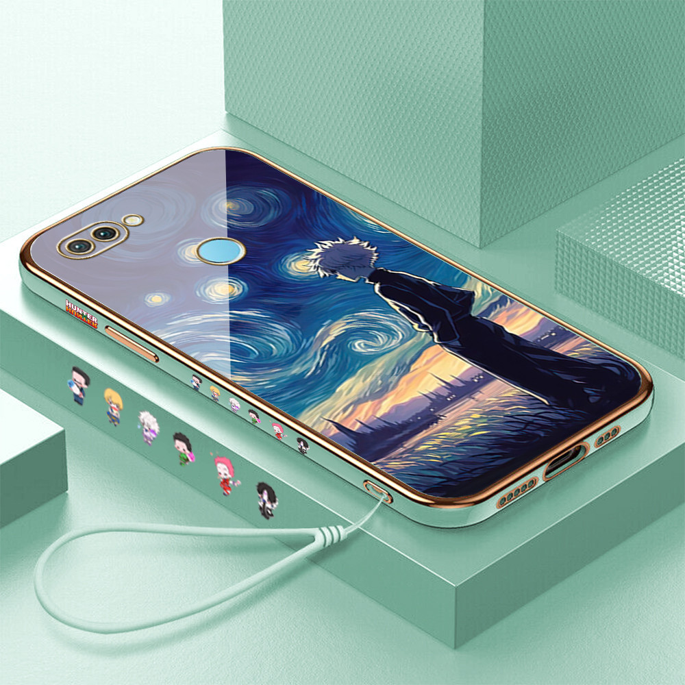 [Pengiriman lokal] Realme 2 3 5 6 Pro 5I 5S 6I 6s NARZO 20A Casing Ponsel Pola HUNTERxHUNTER KILLUA 