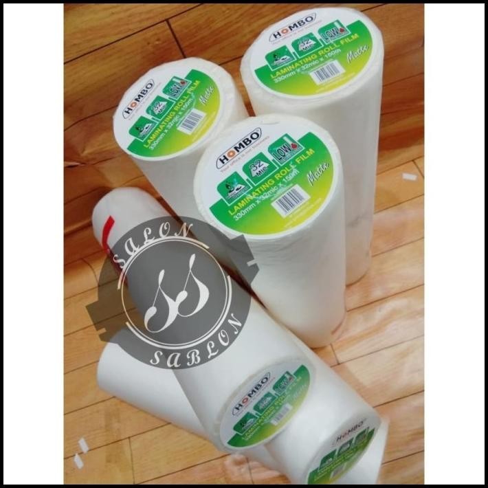 

TERBARU PLASTIK LAMINASI ROLL HOMBO DOFF / MATTE A3 (330MMX32MICX150M) !!!