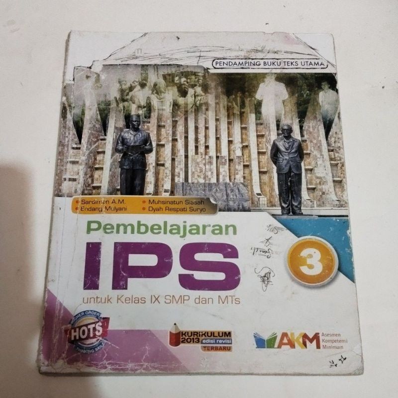 BUKU ORI PEMBELAJARAN IPS KELAS 3 SMP PENERBIT PLATINUM