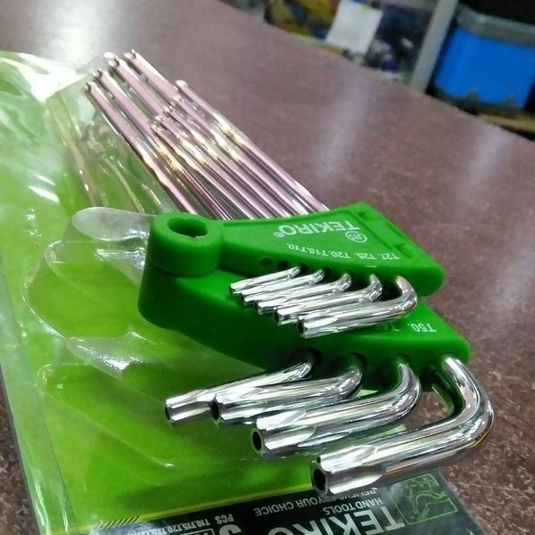 Deskripsi Kunci L Bintang Set Lubang Lobang Bolong Tengah Tekiro Long