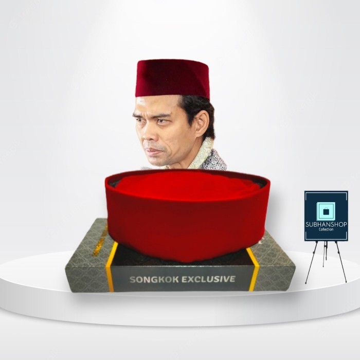 Gratis Ongkir PECI MERAH/SONGKOK BAHAN BUDRU PECI SHOLAT/PECI UAS - Ac No9 Diskon