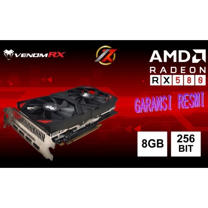 Vga Venomrx Rx 580 8Gb Gddr5 256Bit Rx580