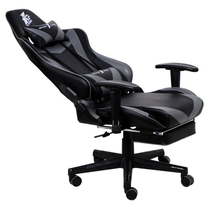 Kursi Gaming 1Stplayer Gaming Chair Fk3 - Black Red - Lumbar Massage -