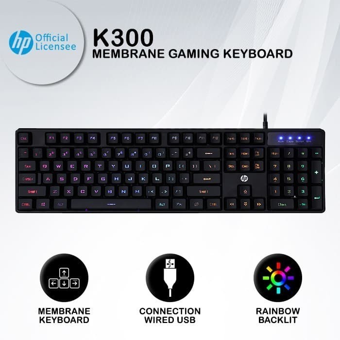 Hp Keyboard Gaming Membrane K300