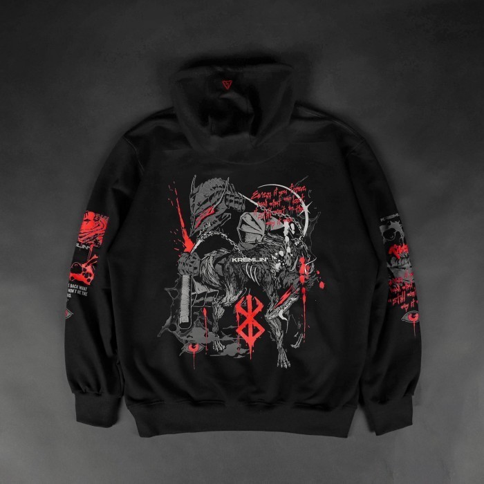 Kremlin Pullover Hoodie Anime - Berserker