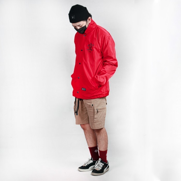 Kremlin Coach Jacket Merah - Shinobi
