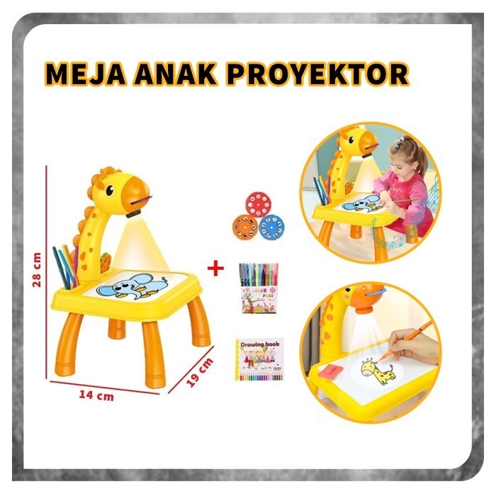 Meja Belajar Gambar Meja Gambar Anak Proyektor / Meja Belajar Anak TK