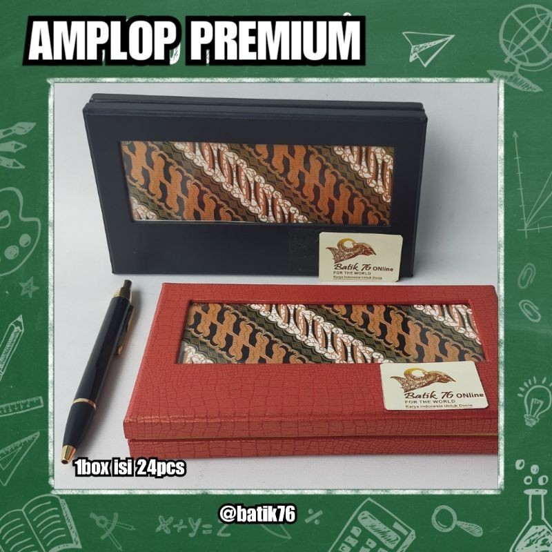 

1BOX AMPLOP UANG AMPLOP BELASUNGKAWA AMPLOP ULANG TAHUN AMPLOP SYUKURAN AMPLOP PREMIUM BATIK 76 MOTIF PARANG COKLAT