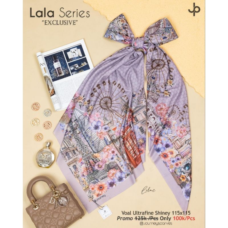 Jilbab Journey Ori Premium Lala Segiempat