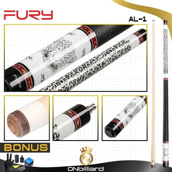 TERBARU STICK BILLIARD FURY AL SERIES AL-1 AL-2 AL-3 CUE / STIK FURY AL GARANSI